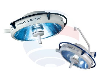 Операционный двухкупольный светильник Berchtold Cromophare D660/D510